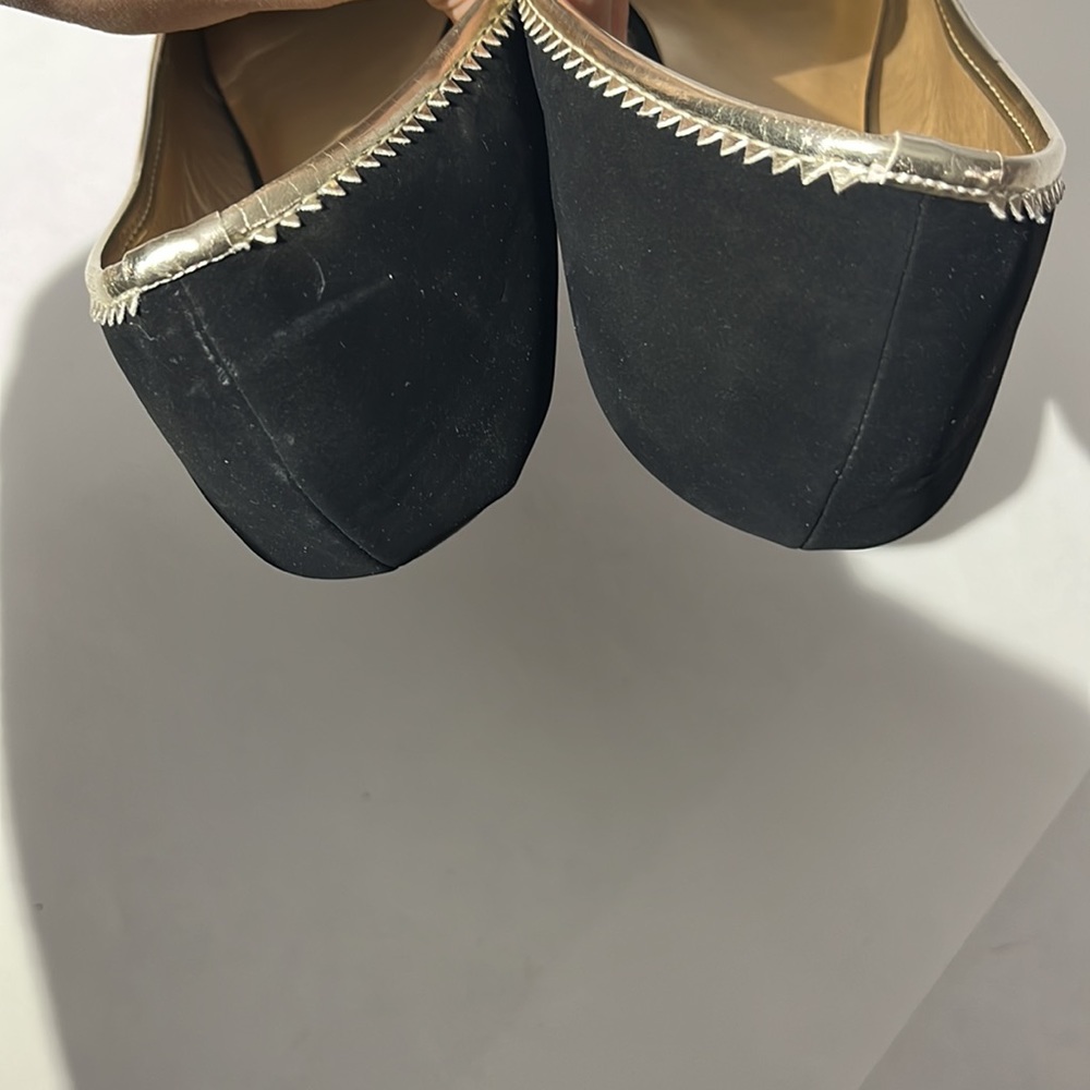 Madeline Stuart Owl black flats sz 8.5 wide shoes unique Anthro - Picture 4 of 7